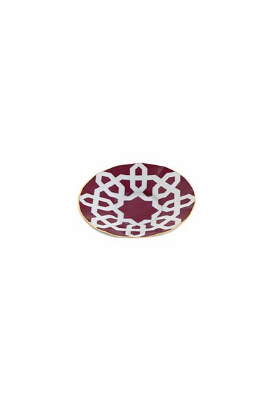 Porland Morocco Ergonomic Tea Plate DS5 Fuchsia 12 Cm