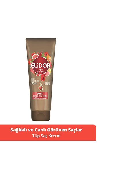 Elidor Tube Hair Care Cream Healthy and Vibrant Hair By Afra Saraçoğlu 170ml