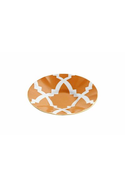 Porland Morocco Ergonomic 12 Cm Orange Tea Plate