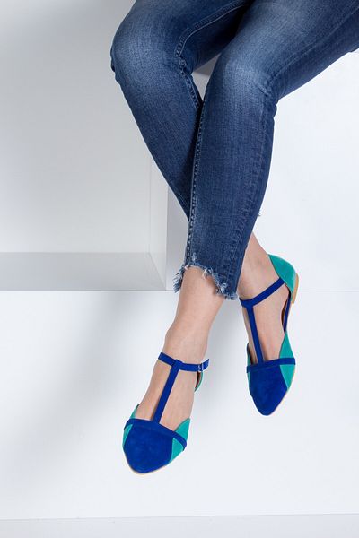Fox Shoes Saks Blue Water Green Damenschuhe B726881802