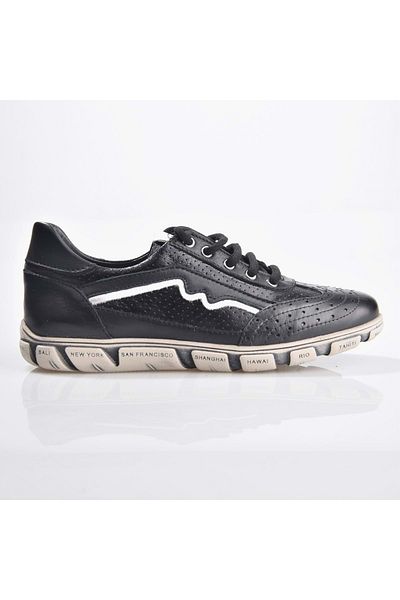 Mammamia D25Ya-3225 Women's Leather Casual Shoes