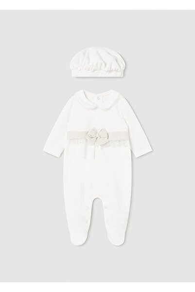 MAYORAL Kışlık Kız Bebek Bereli Tulum 2li Set