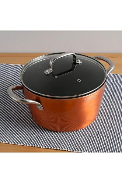 Pintinox Forged aluminum pot with lid and non-stick surface, Materic, 7 liters