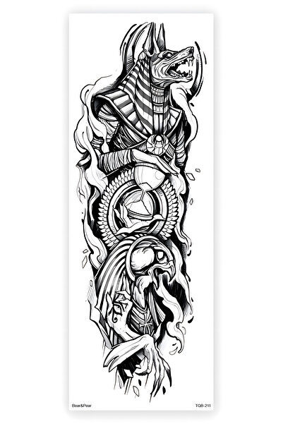 BP Tattoo Anubis Dövmesi Kol Kaplama Annubis Kol Dövmesi