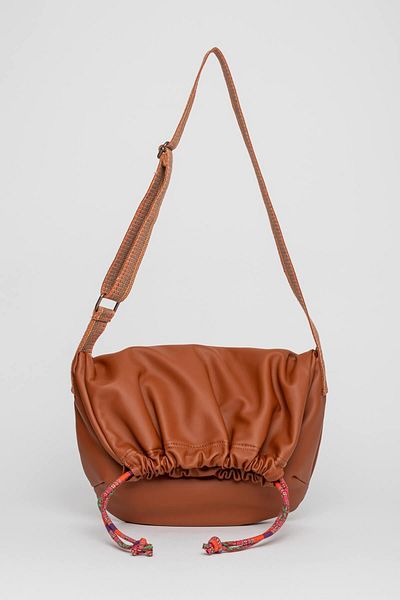 Jacquline Emily Casual γυναικεία τσάντα χιαστί και ώμου - με κορδόνι και επένδυση