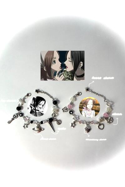 REMBER JEW Gümüş Bijuteri Nana & Hachi Couple Bileklik