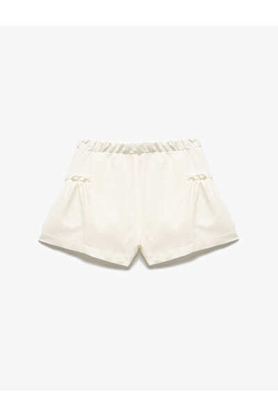 Koton Beige Baby Girl Shorts 5Smg40010Aw