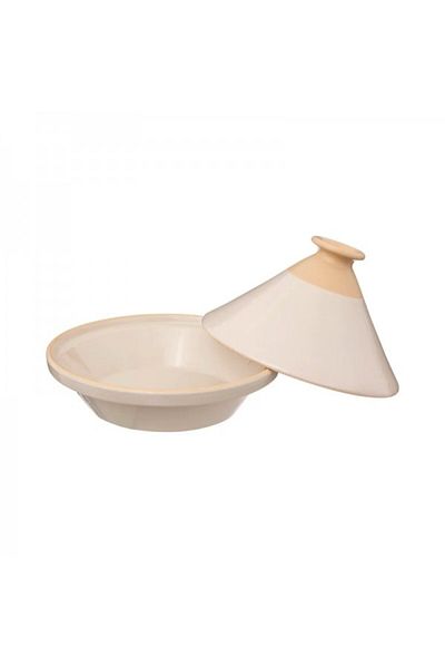 Secret de Gourmet Ceramic tagine bowl, Asma Beige, 27 cm
