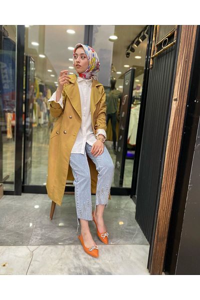 TUĞRA CENTER Tuğra Women's Trench-green