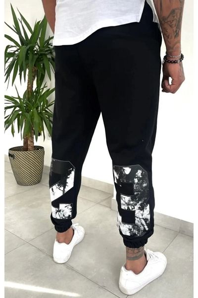 Ferhatlı Oversize Μαύρη Φούτερ 23 - Πάτος με στάμπα