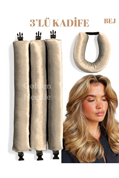 Golden Needle Styling pentru păr catifelat Cârnați pentru păr catifelat și Bugides pentru păr catifelat Coafarea părului fără căldură