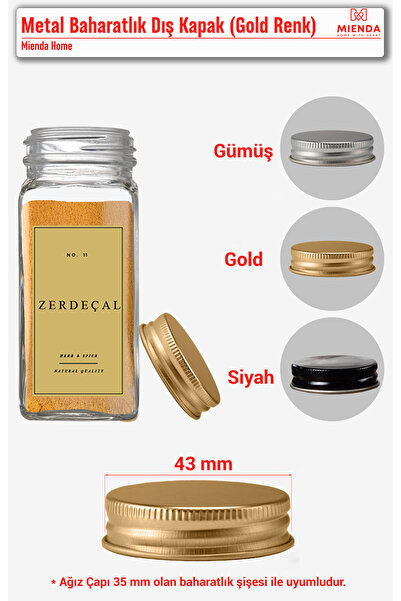 Mienda Home Mienda Home Baharatlık Kapağı