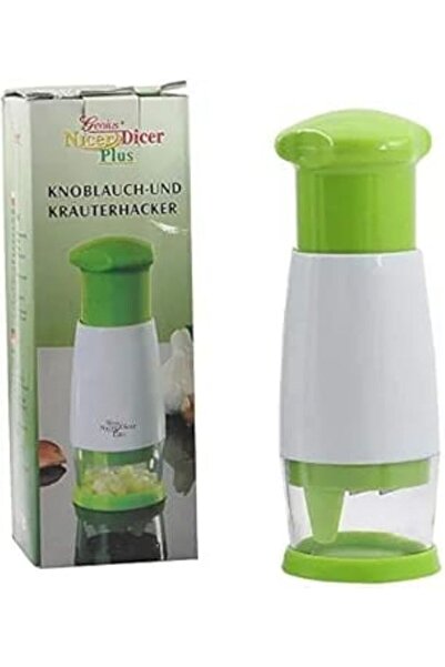 Generic مفرمة ثوم بالضغط بلاستيك – أخضر