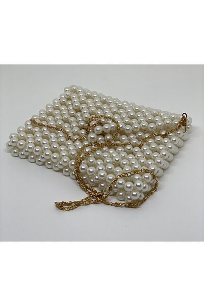 GÜLSEMALİ Vavwa Pearl Bead Bag