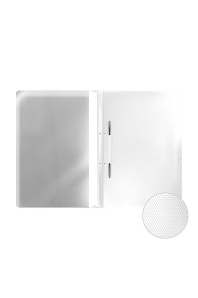 Easy Tedarik Pack of 50 White Ring Binders - A4 Size