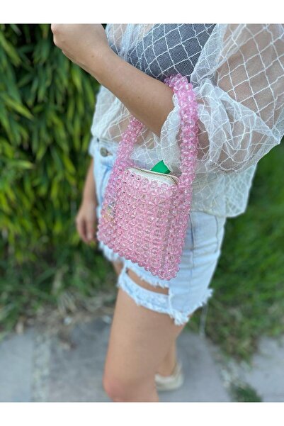 GÜLSEMALİ Бусина з візерунком у вигляді сот на плечі та сумочці