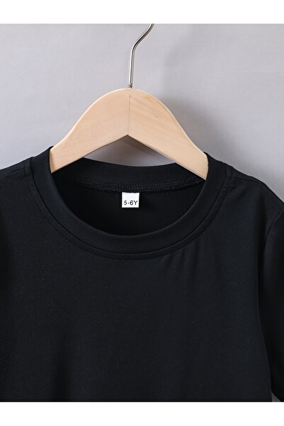 Let's Wear Tidy Duck Compact χτενισμένο βαμβακερό μπλουζάκι με λαιμόκοψη για παιδιά