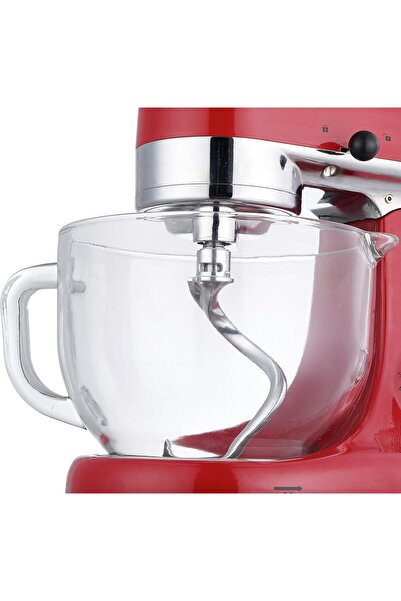 ALSAIF Electric Stand Mixer 8 Speeds & Unique Glass Bowl 3 Tools Beater, Balloon Whisk, Dough Hook 5l 1000w