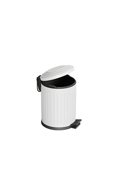 AQUA BAGNO Midas  Çöp Kovası -Pedallı 5 lt. , Beyaz