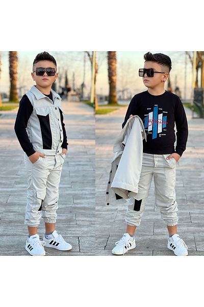 Bisahane Men's Vest Suit