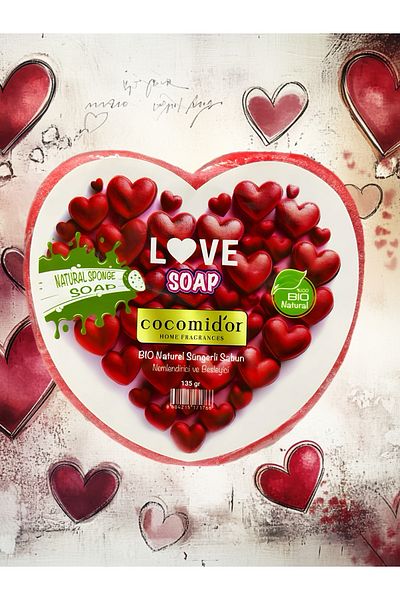 Cocomidor Natural Sponge Soap - Love