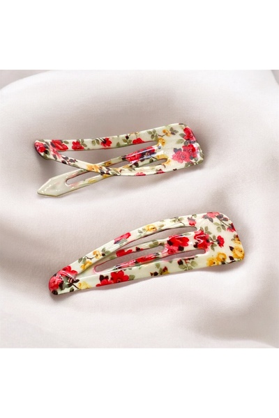 Twinssis Accessories Cataramă cu închidere rapidă de dimensiuni mari cu model de flori