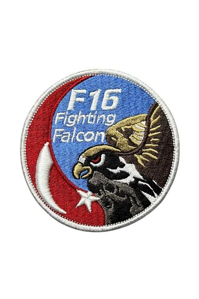 Ex Patch F16 Fighting Falcon 3d Patch Broderie Voal 9 Cm