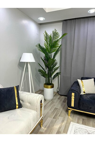 İremÇiçekçilik Yapay Çiçek Uygula Yapay Ağaç Salon Çiçeği 200 Cm 18 Yaprak