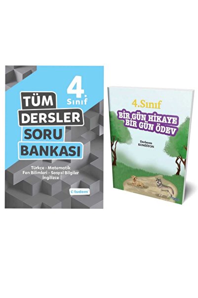 Tudem Yayınları 4. Sınıf Tüm Dersler Soru Bankası + Gün Gün Hikaye
