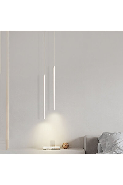 N Naturel Aydınlatma Stick Boru Led Sarkıt 2li Avize