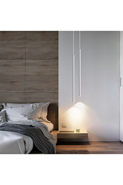 N Naturel Aydınlatma Stick Boru Led Sarkıt 2li Avize