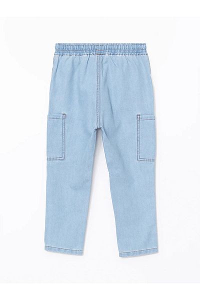 LC Waikiki Pantaloni de jogging pentru băieți LCW Kids Indigo cu talie elastică