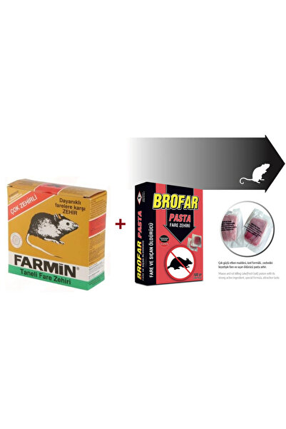 Farmin Fare Savar ,fare Ile Mücadele Için (fare Pasta 100gr Zahiri Buğday 250...