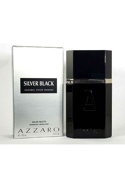 Azzaro Silver Black EDT 100 ml Men's Perfume3351500975013