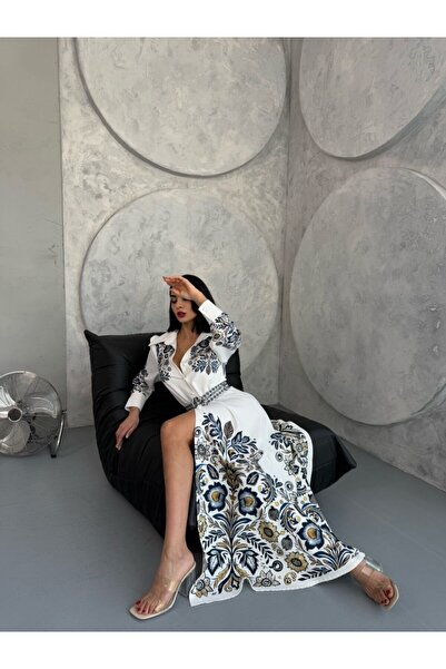 suphias Atlas Fabric Dress (BELT INCLUDED)