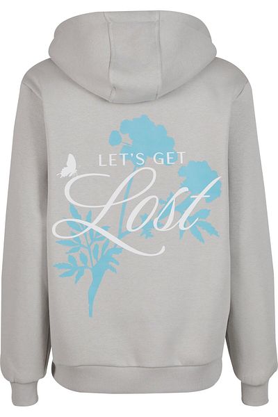 Mister Tee Lost Flowers Ladies Fluffy Hoody