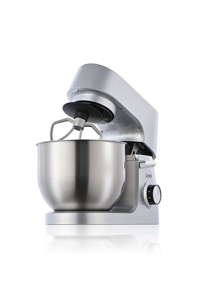 JANO Electric Stand Mixer 6 Speeds, 3 Tools Beater, Balloon Whisk, Dough Hook, 5l, 1000w, Silver