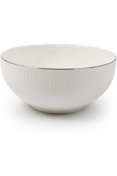 ORCHID 4.5" NEW BONE CHINA EMBOSSED BOWL LINEN