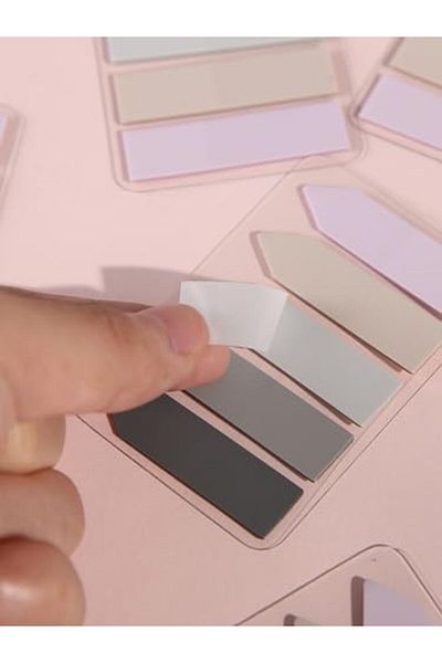 STOREMAX Sellbuystore Sticky Notes Transparent Color Sticky Note Papers Film Index (Color 4) 1053513