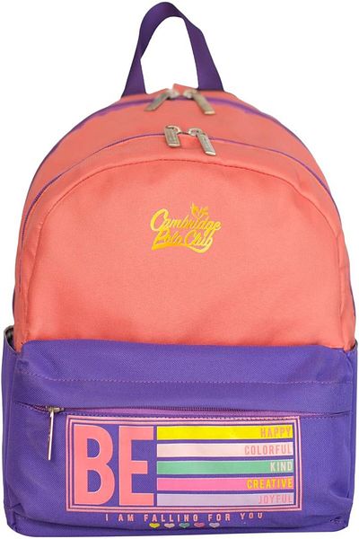 STOREMAX Ntwork Polo Club Be Happy Unisex Children's Kindergarten Bag with Front Pocket Fuchsia Art 1087243