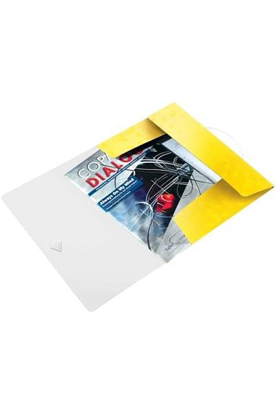 STOREMAX Active Wow Slim Rubber File, Metallic Yellow 1073147