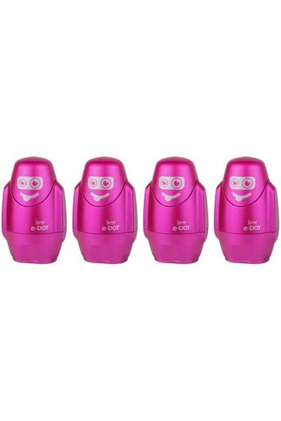 STOREMAX E-Boot Wipe Calemtiras Metallic Pink Set of 4