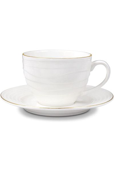 ORCHID 32PCS EMBOSS DINNER SET RIPPLE