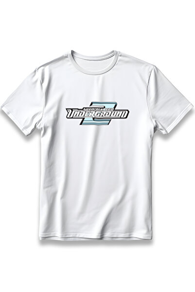 EZG Business Tricou din bumbac unisex supradimensionat cu imprimeu NFS Underg...