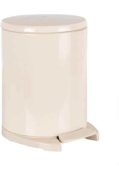 STOREMAX Mu-Artshop Cigo Pedal Trash Can 6Lt Beige Interior Beige M-E41-09-09 Tnca 871301