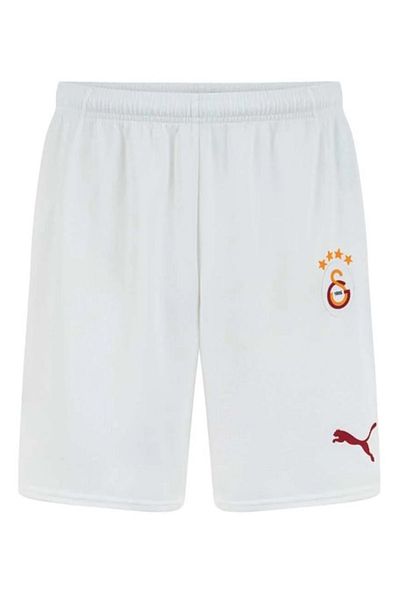 Galatasaray Sk Gsk Home Σορτς 24/25 ανδρικό ποδοσφαιρικό σορτς ΛΕΥΚΟ