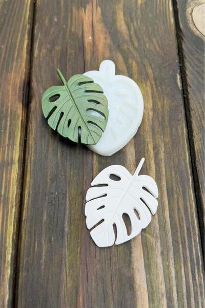 rufus concept Monstera Yaprak Küçük Silikon Mum Kalıbı