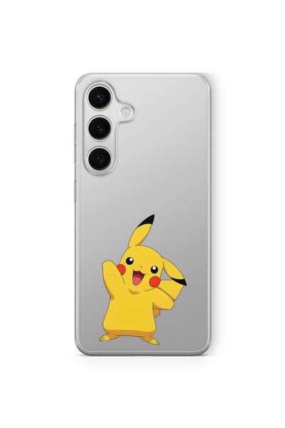 Multitronic Samsung Galaxy M34 5g Compatible Pikachu Design Printed Transpare...