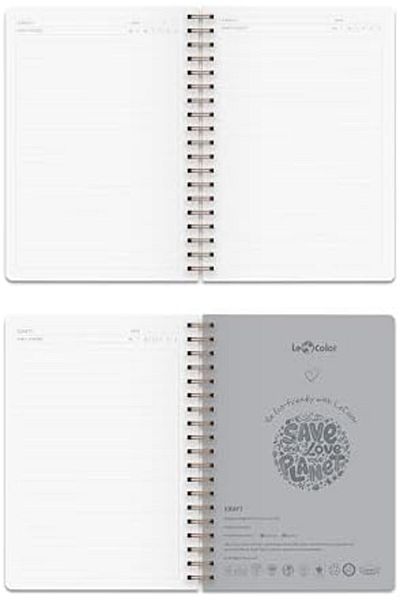 STOREMAX Sellbuystore Color Kraft Office Notebook Spiral Line Coffee 1053513