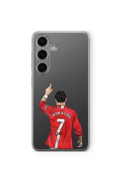 Multitronic Samsung Galaxy S23 Fe Compatible C. Ronaldo Design Printed Transp...